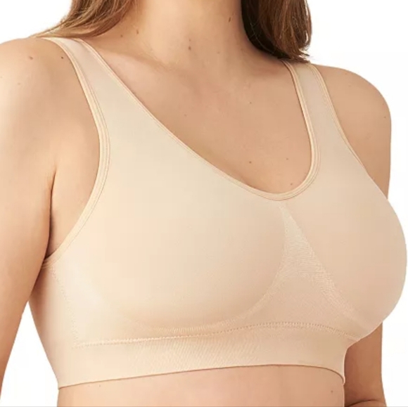 Wacoal B-Smooth® Wire Free Bralette with Scoop Neckline and Wireless Design - Picture 2 of 11